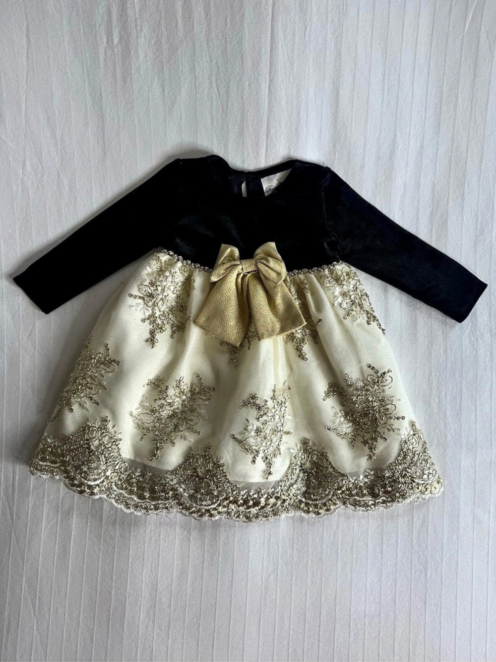 Rare Editions Floral Formal Dress Girls 18M Like New